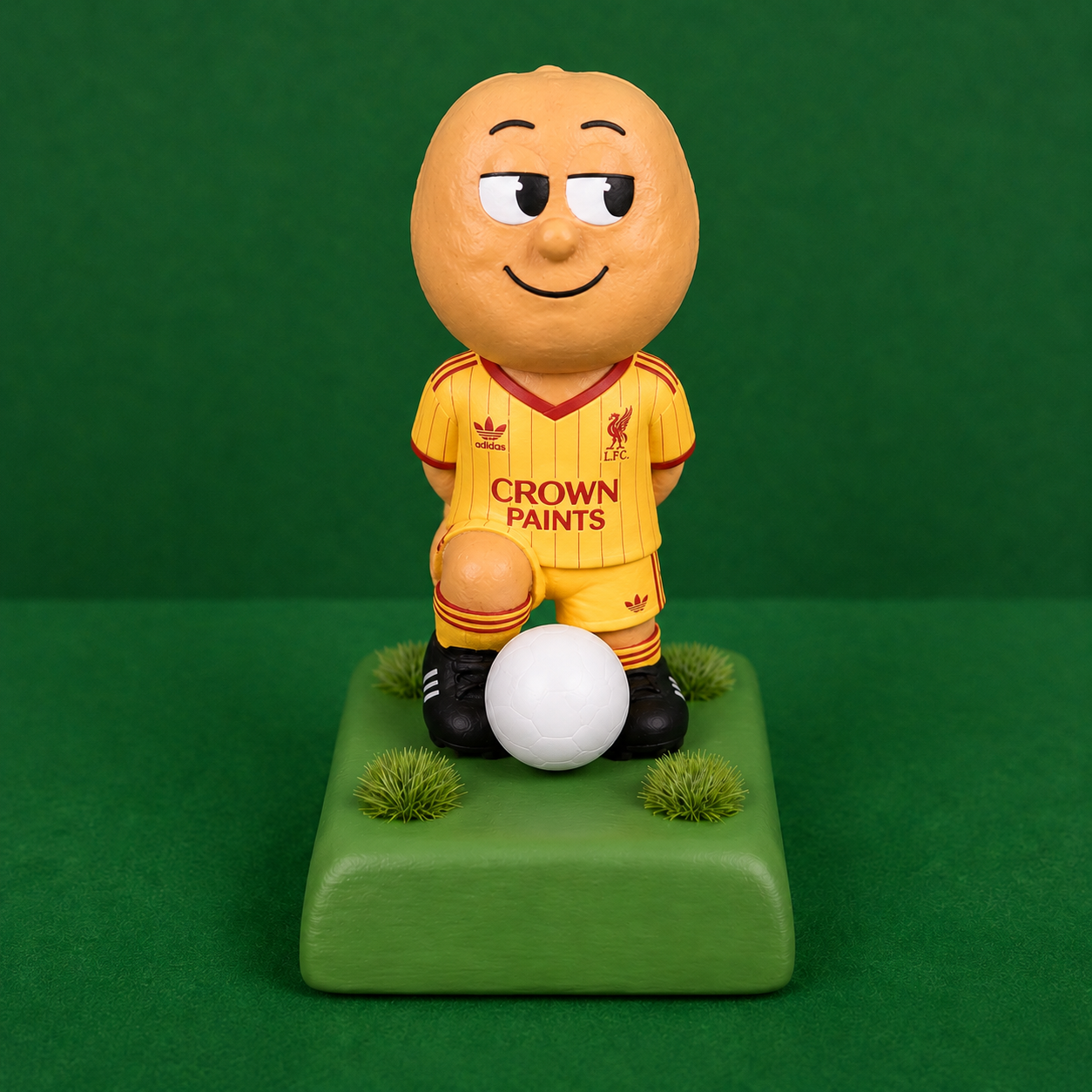 Liverpool Crown Paints 80's Yellow away